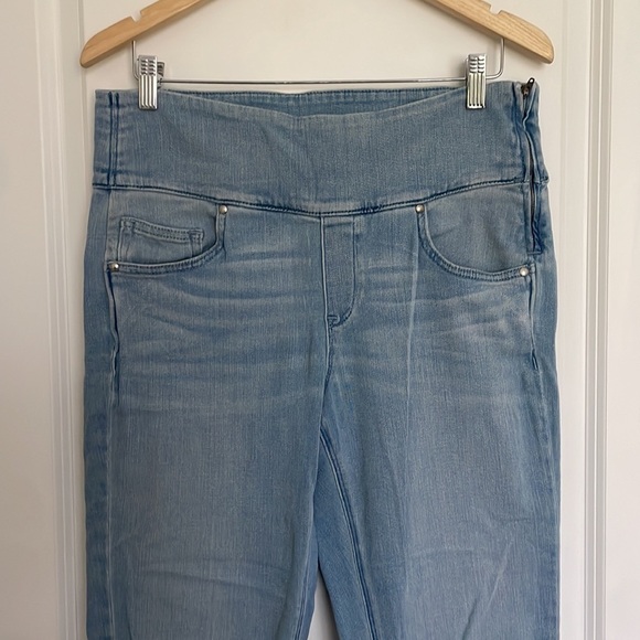 Spanx Women’s The Signature Straight Side Zip Jeans Lightwash 32 - Picture 3 of 10